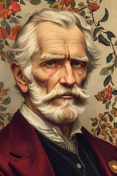 07644-1166844235-masterpiece,best quality,_lora_tbh132-_0.8_,portrait of old man,illustration,painting,style of Walter Crane,.png